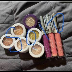 *SOLD* Colourpop color supershock and 3 lipcolors *hello kitty milk Bottle*